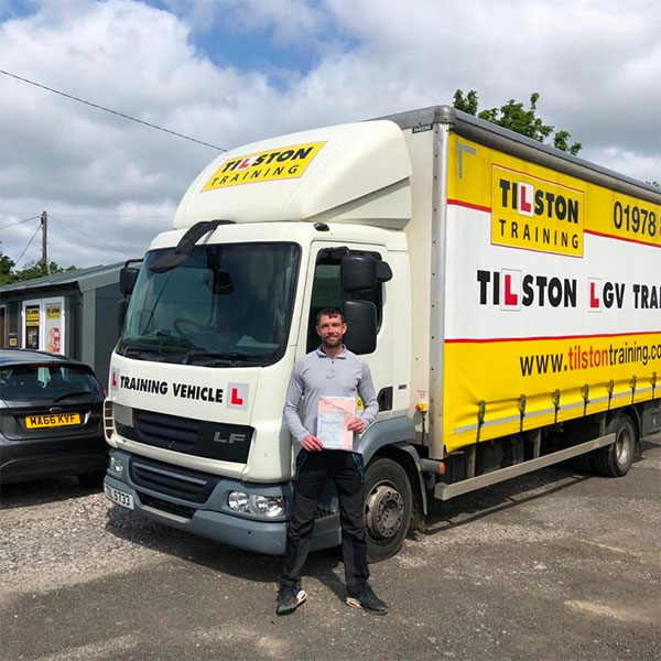 Newly qualified LGV driver