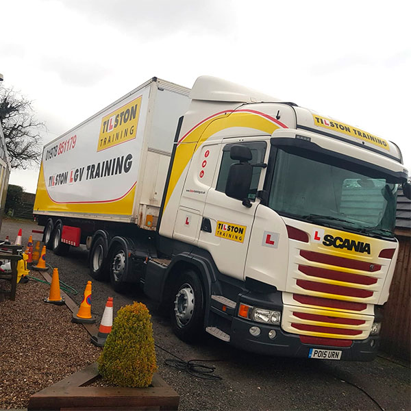 Passing lorry driver training course